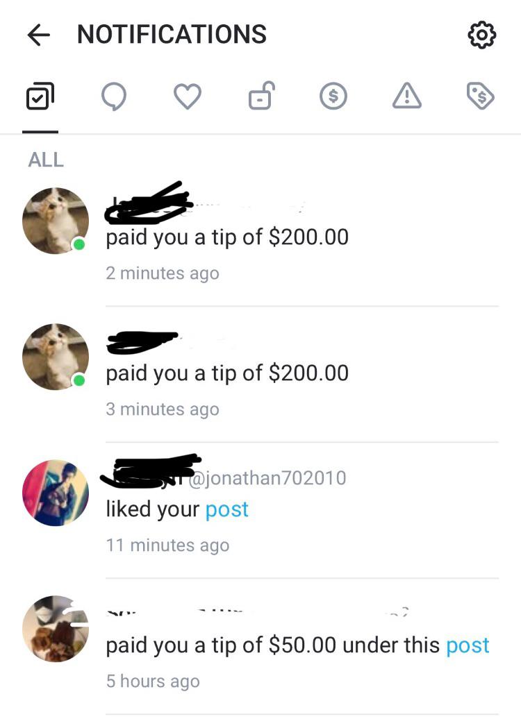 Tips are a great way to make money on OnlyFans without showing your face.