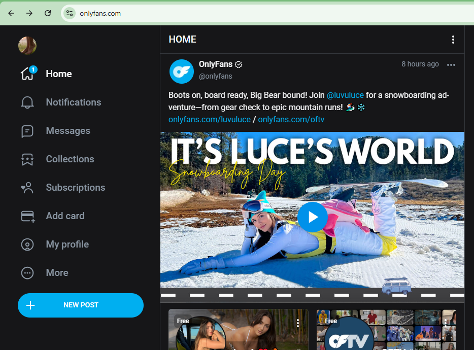 This is how to post photos on OnlyFans.