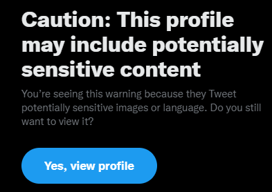 How to use Twitter for OnlyFans - Having a sensitive profile keeps you from getting banned.