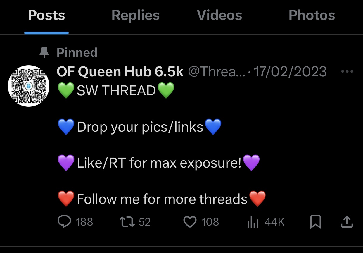 There are accounts for promoting OnlyFans on Twitter.