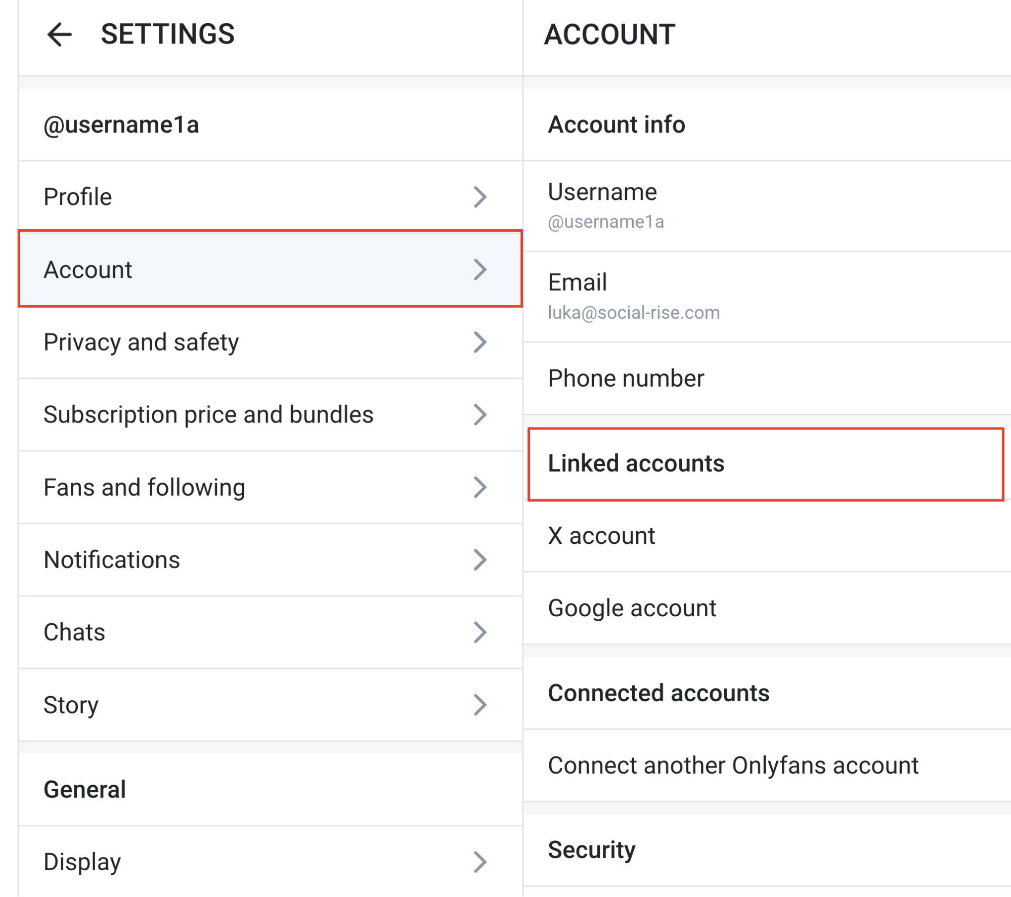 Linking accounts makes Twitter OnlyFans marketing more seamless.