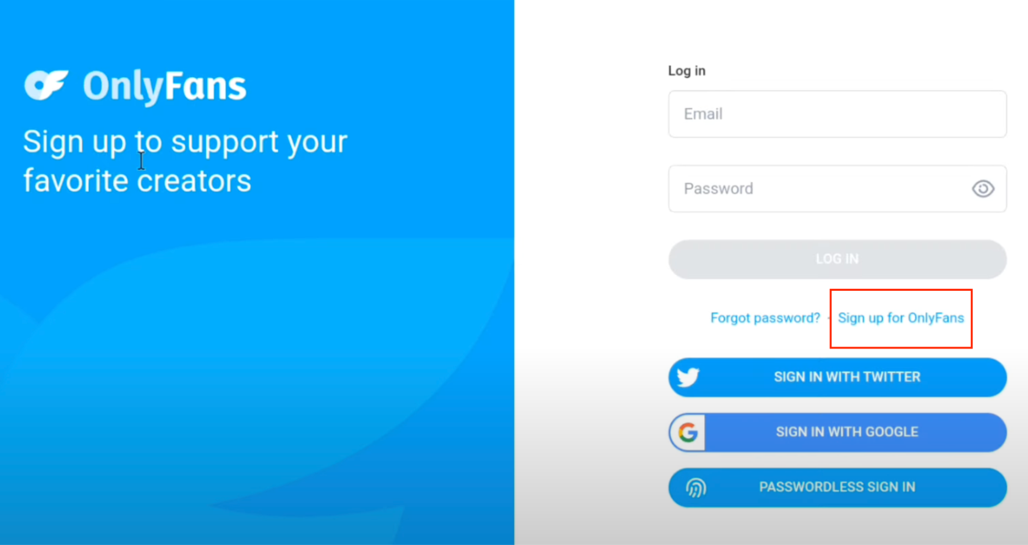 Here's how to sign up for OnlyFans.