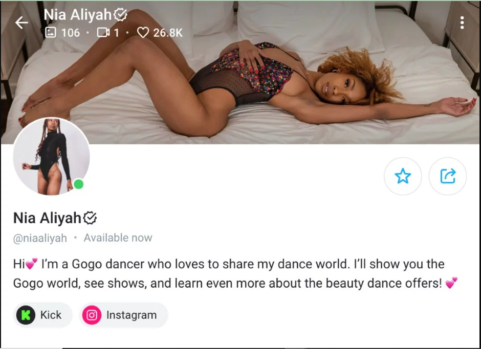 Create your bio when starting an OnlyFans page.