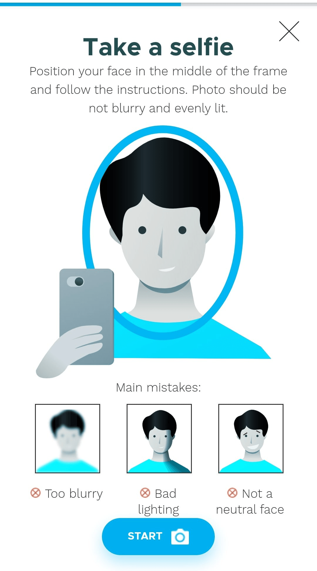 Take your selfie correctly to prevent OnlyFans age verification not working.