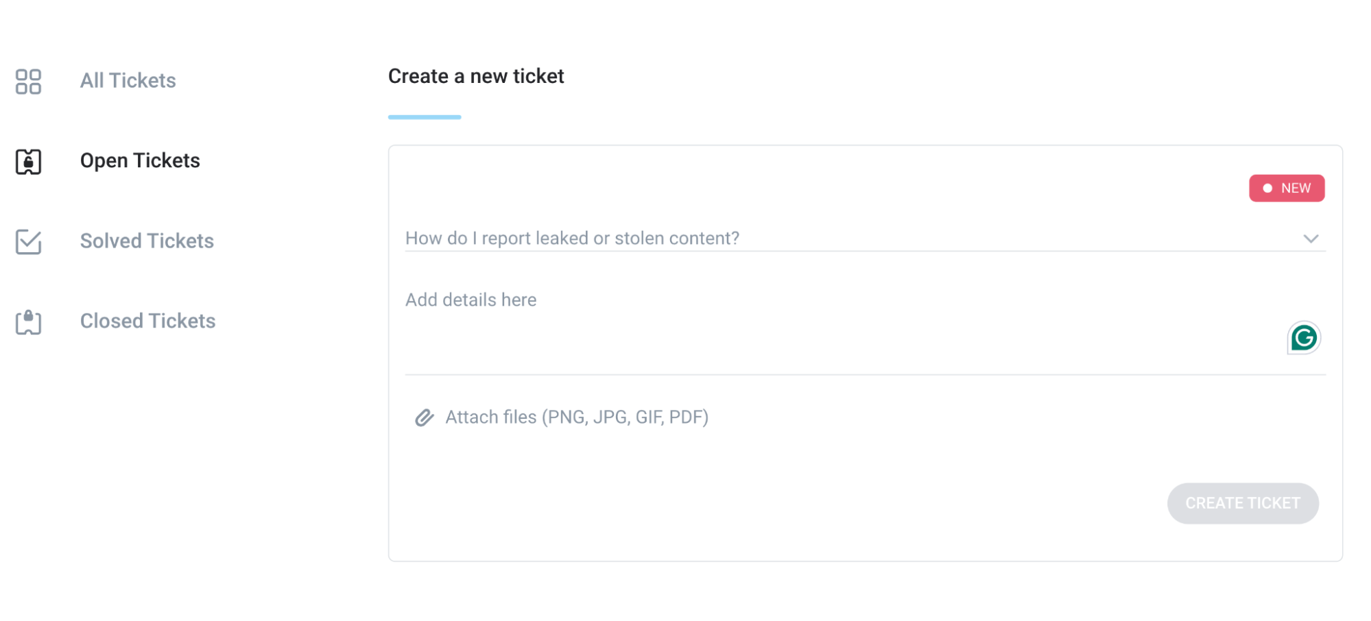 This is the form you fill to remove content from OnlyFans leaked websites.