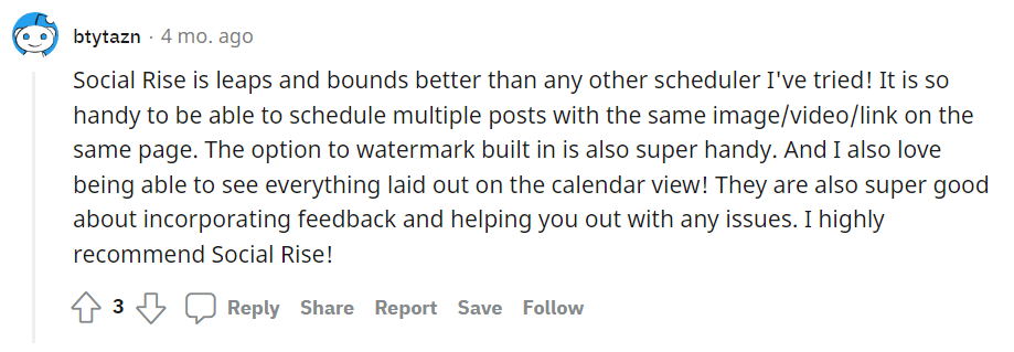 Review of Social Rise, a Reddit post scheduler for OnlyFans creators.